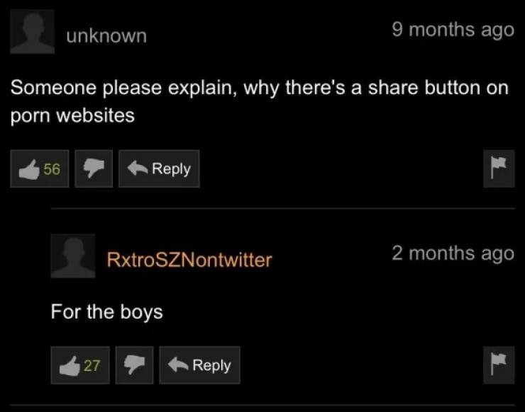 Pornhub’s Comment Section Is A One-Way Ticket…