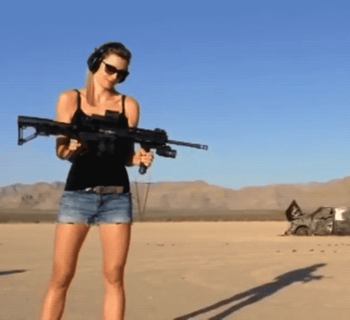 Girls And Their Big Guns!