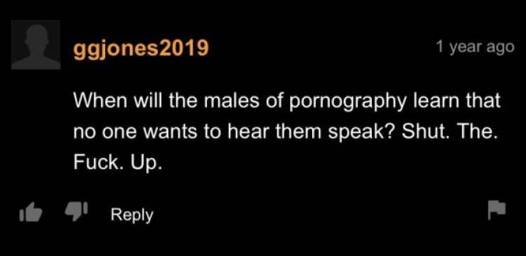 “Pornhub” Comment Section… Enough Said…