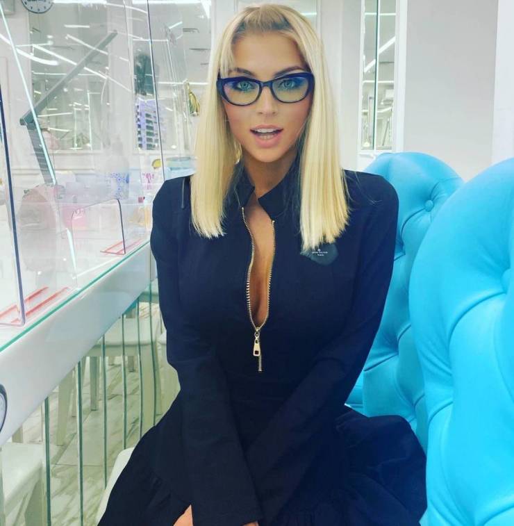 Those Glasses Are Flashy!