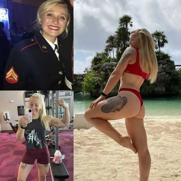 Sexy Girls Taking Off Their Uniforms
