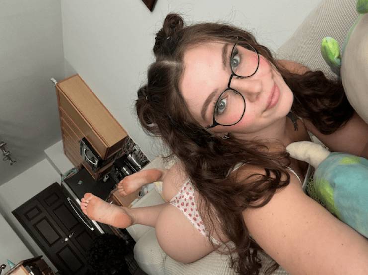 Pretty Eyes Behind Cute Glasses