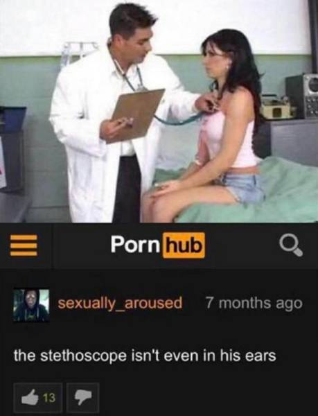 Even Pornhub Can Be Visited For Comments Only!