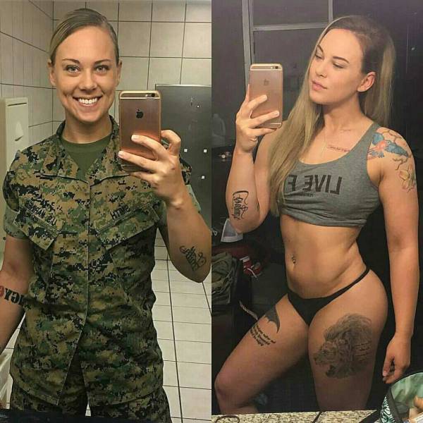 Uniform Ladies Don’t Always Wear Their Uniforms