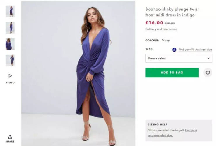 How A Dress Was Advertised And How It Really Looks Like