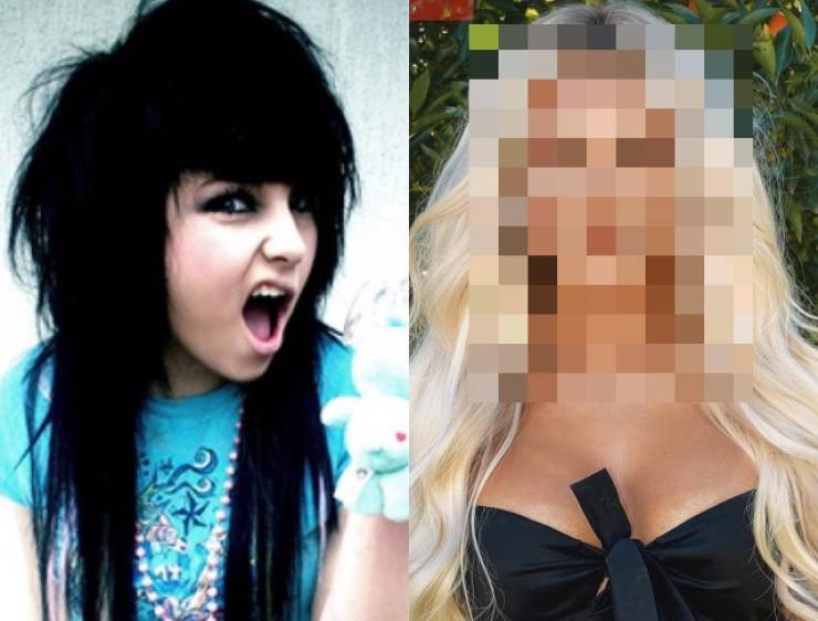 Emo Turns Into A Blonde Barbie