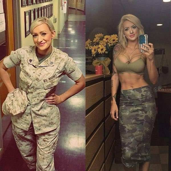 Uniform Ladies Don’t Always Wear Their Uniforms