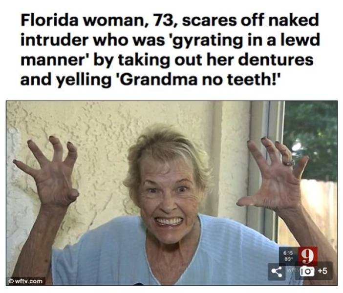 Florida Keeps The Steady Supply Of WTF Headlines