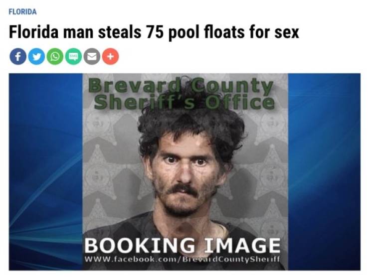 Florida Keeps The Steady Supply Of WTF Headlines