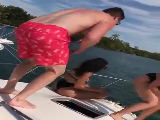 What An Impressive Champagne Shower!