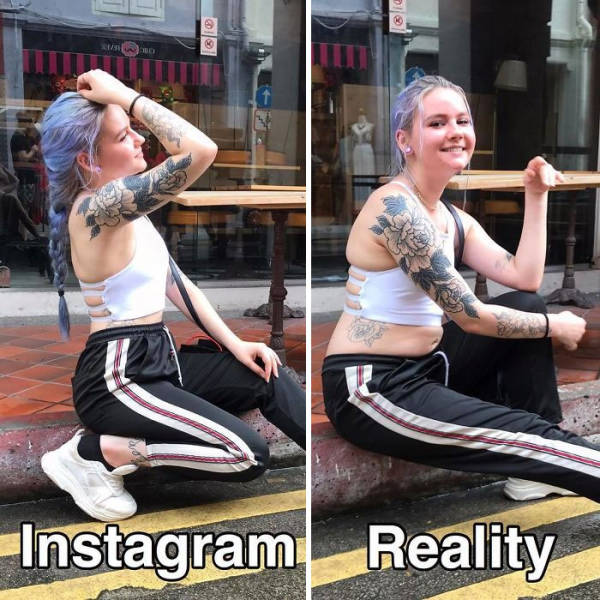 Health Blogger Shows The Reality Behind Instagram Photos