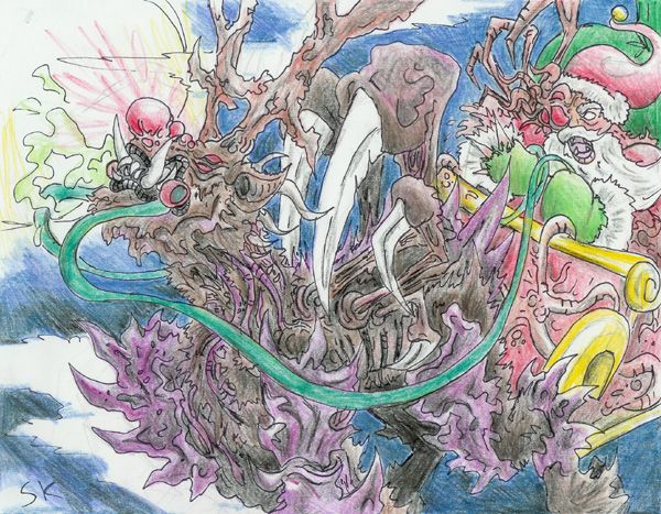 Pics with Santas (64 pics)