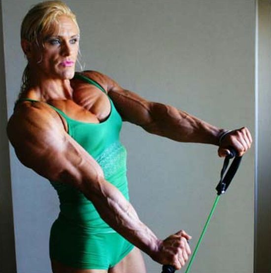 Blonde with green eyes (24 photos)