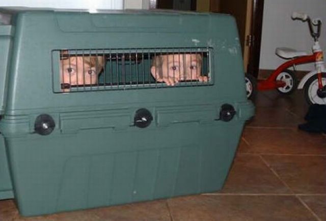 Children in cages (30 pics)