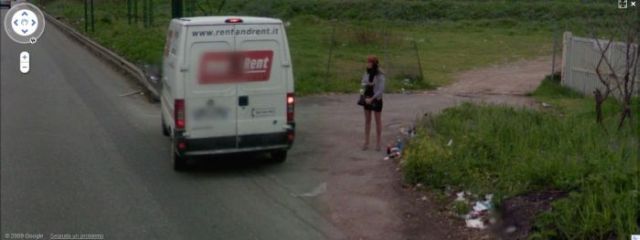 Prostitutes Spotted on Google Street View (24 pics)