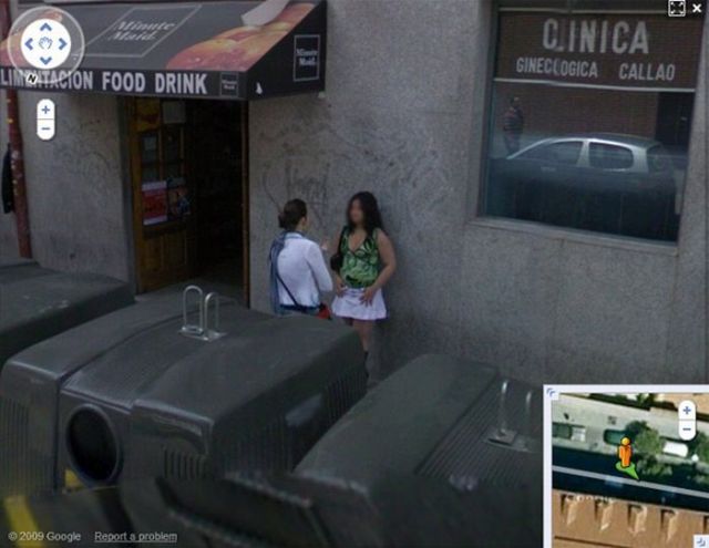 Prostitutes Spotted on Google Street View (24 pics)