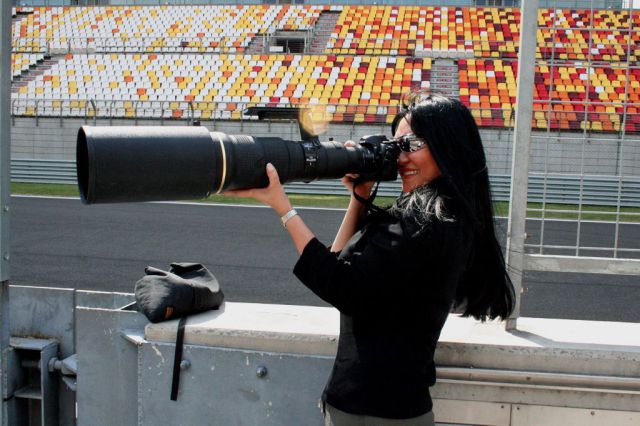 Cute Female Photographers Being photographed