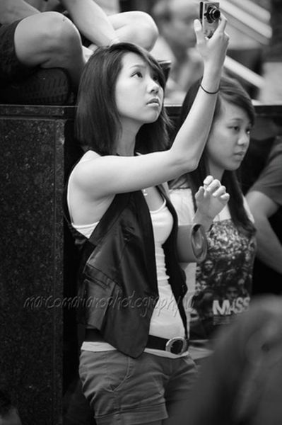 Cute Female Photographers Being photographed