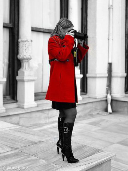 Cute Female Photographers Being photographed