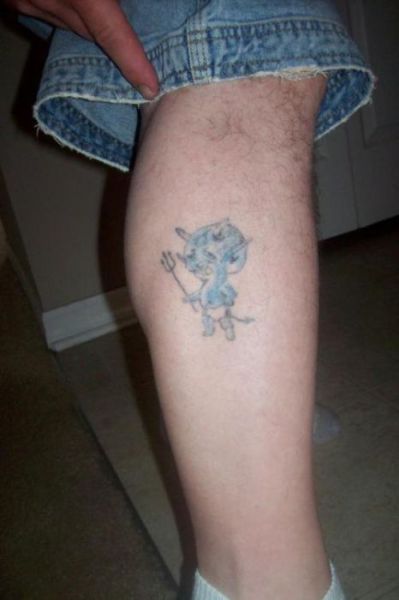 Horrible Self-made Tattoos