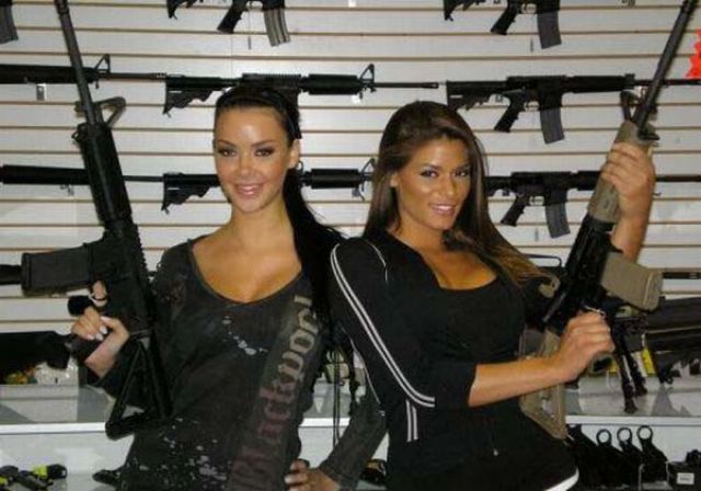 Girls with Guns - Could It Be Any Hotter?