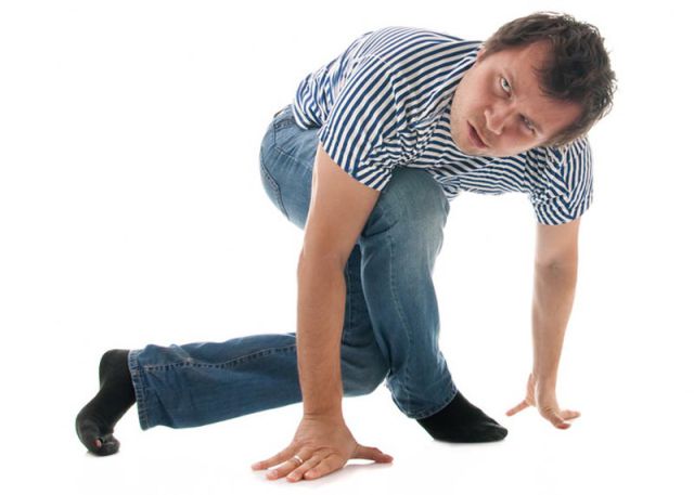 Models in Uncomfortable Poses