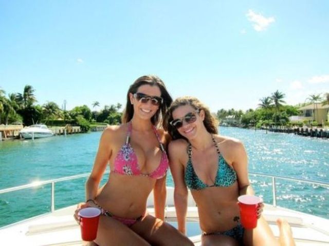 My Eyes Are Up Here Boys!