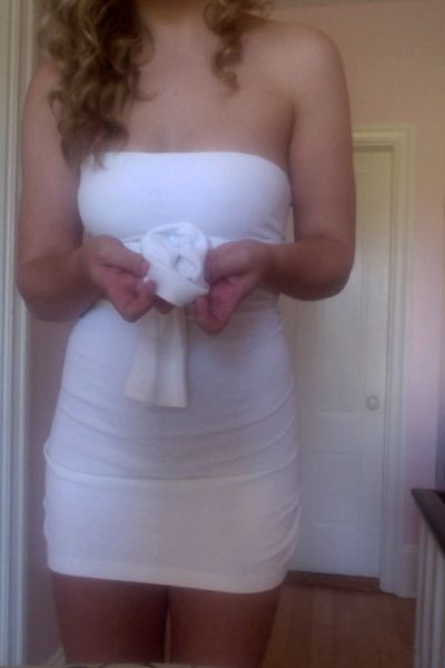 Transform a Turtleneck Dress into a Sexy Mini in a Few Simple Steps