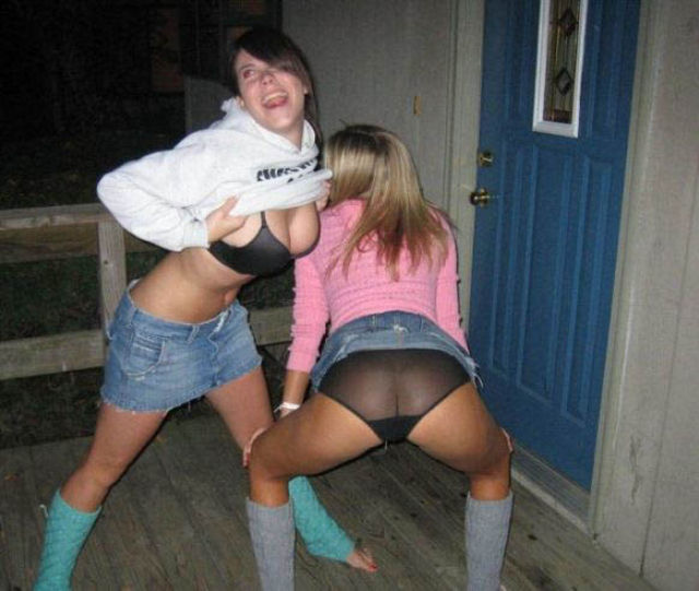 Party Girls Getting a Little Out of Hand