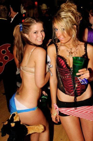 Party Girls Getting a Little Out of Hand