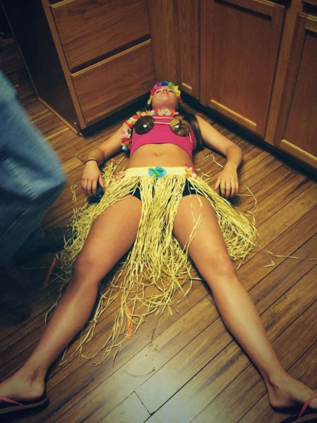 Party Girls Getting a Little Out of Hand