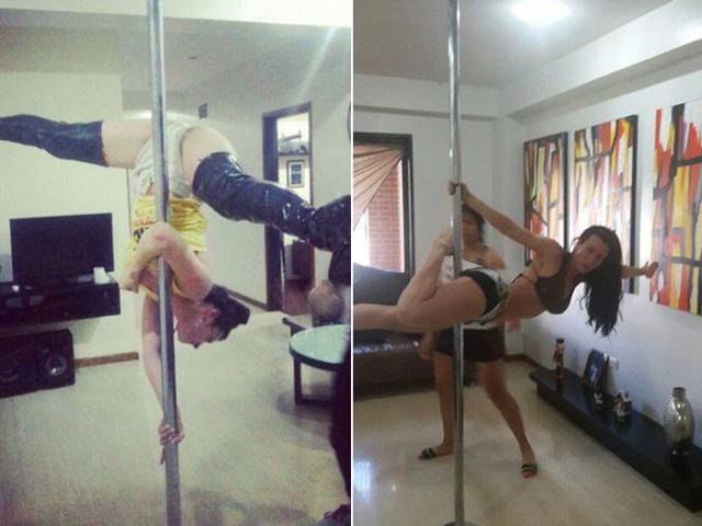 Playboy Model’s Boob Bursts while Pole Dancing