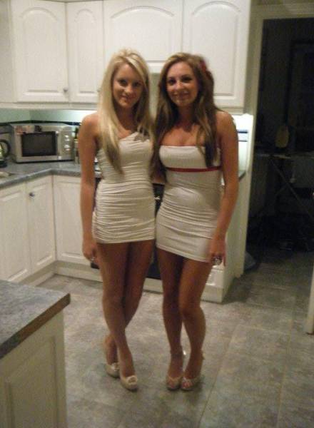 Lookout Boys…Here Come the Babes in Tight Dresses