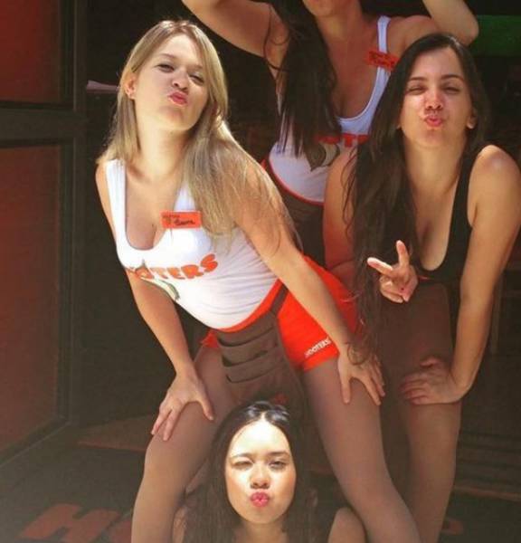 Delicious Hooters Babes